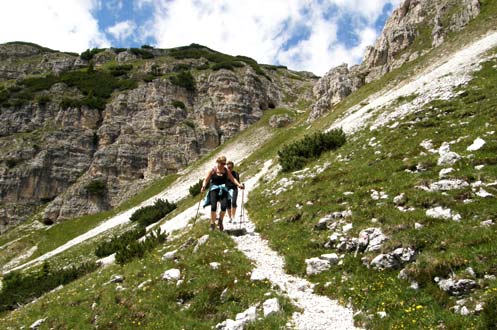 Fonda Savio Hütte, wandern, Dolomiten, Sexten